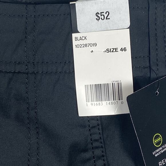 Lee Shorts Mens 46 Cargo Stretch Extreme Motion Flat Front Black Flex NWT - Picture 7 of 8